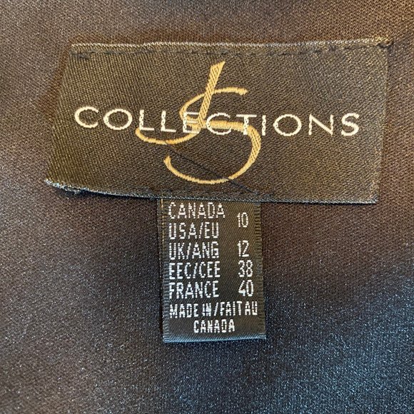 JS Collections Spaghetti Strap Rouched Bodice Gown - Picture 5 of 6